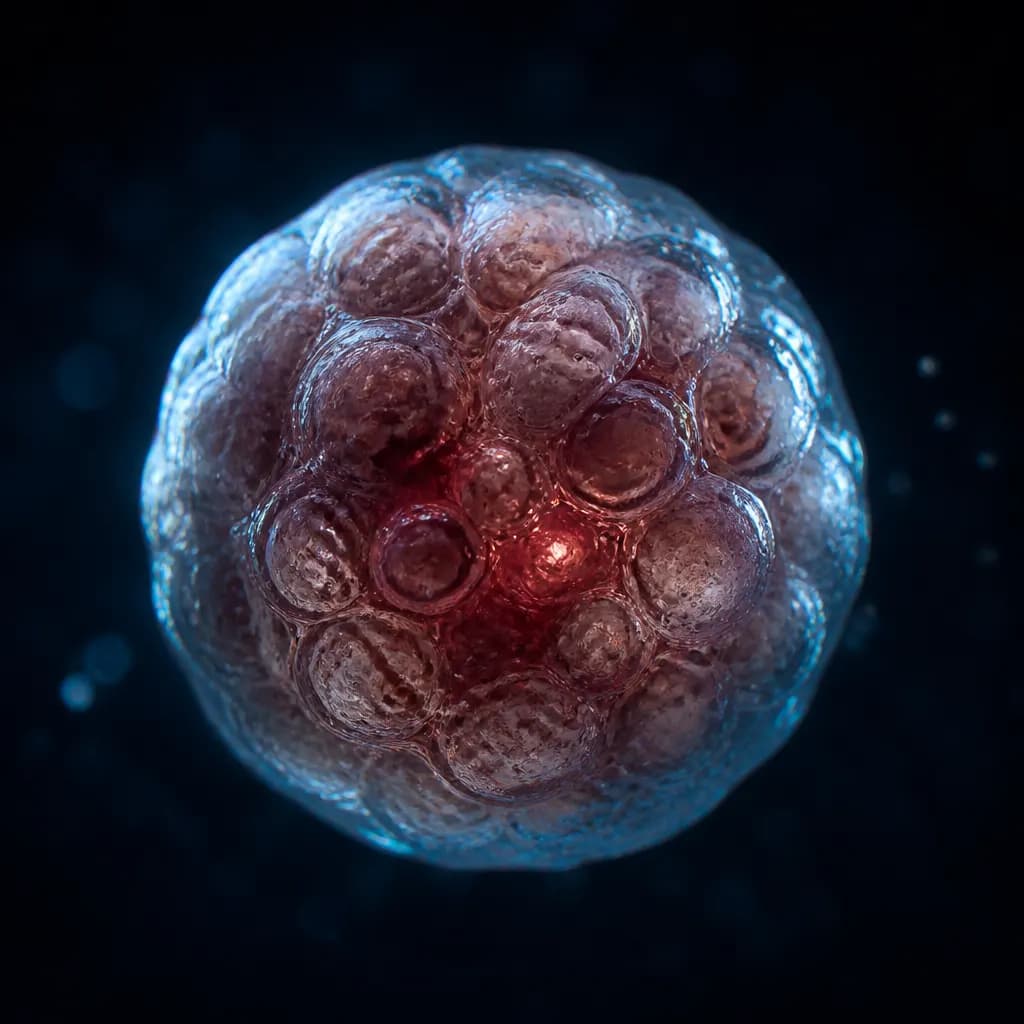 A living organoid cluster.